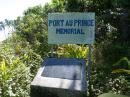 Port-au-Prince Memorial on Lifuka Island